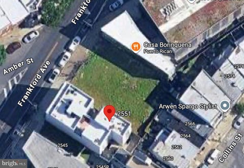 Vacant Land For Sale - 2551 Frankford Avenue<br/> PHILADELPHIA, PA 19125