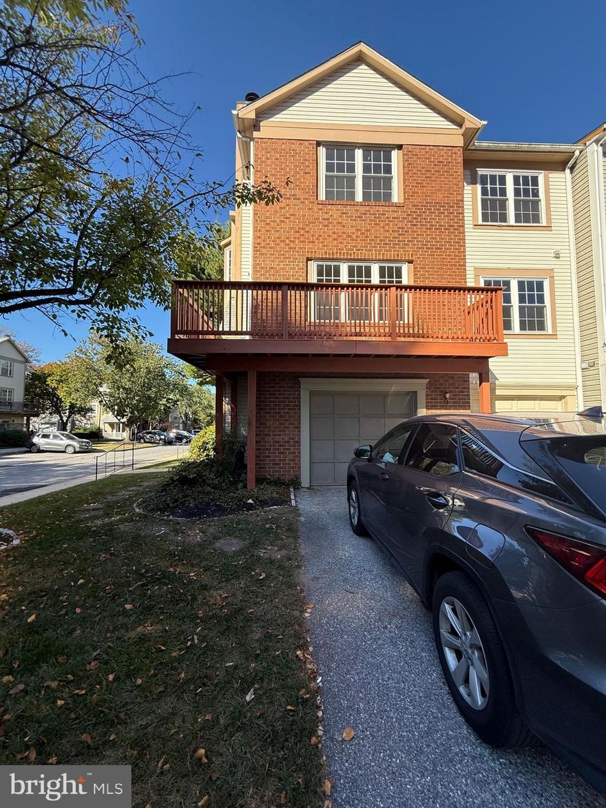 A 3-Level Brick front end unit townhouse condo in the highly sought after Andover community at Foxridge. It  features a Brick  front 3 spacious bedrooms and 2.5 bathrooms. Conveniently located within proximal distances to shopping centers and malls. It has hardwood floors  in  all  living areas with a cozy fireplace,  Facing the woods, it gives an ambient of a heart warming environment for  relaxation. It has a home office which could be used as a guest room on the lower level. The kitchen is separated  from the dining  and breakfast area. The front deck offers an excellent place to relax with open view  of nature. Three bedrooms on the upper level with two full baths. One full bath in the master bedroom and the second shared bathroom in the upper corridor. The community clubhouse and a pool provides is a place  for hosting friends  and  to provides a relaxing comfort after a long day. Come and see and make this your home.