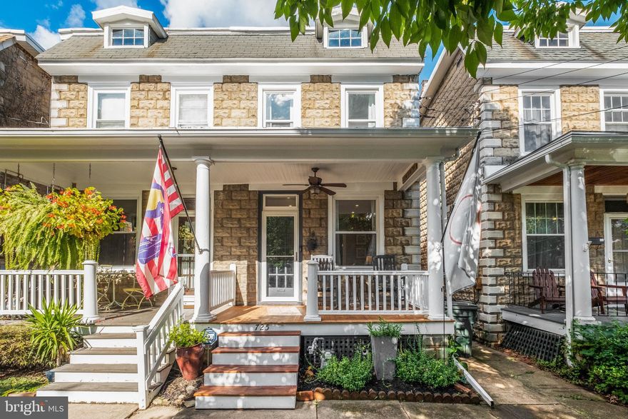 Charming **Fully Furnished** 1925 Row Home in Downtown Frederick, located on one of downtown's most sought-after streets—Trail Ave! Built in 1925, this beautifully preserved row home has been tastefully updated while maintaining its original charm. Step into a bright and inviting family room that flows seamlessly into the dining area and a thoughtfully updated kitchen. The upper level offers two spacious bedrooms, a full  hall bath and an oversized walk-in closet!! Enjoy a fantastic outdoor space, off-street parking, and the convenience of an in-unit washer and dryer. This prime location offers easy access to all that Downtown Frederick has to offer, including Common Market, Hood College, and Frederick Health Hospital.