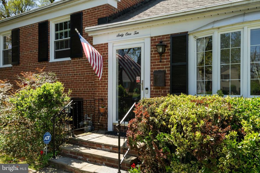 With all the charm of yesteryear and enhanced by today's needs.  With an updated kitchen and baths but retaining the gorgeous arched doorways, this beautiful home is your heart's desire.  Huge living room area with a fireplace connects to the dining area and an island kitchen.  Walk out to your beautiful flat garden for your outdoor entertaining this year.

Upstairs you'll find the generously sized primary bedroom with room for a sitting area, along with two other bedrooms to complete the level.  Storage needs?  Thinking about expanding?  No issues here with the walkup attic that has OODLES of space.

The lower level has both a rec area  and a hobby area...movie space?  Band practice?  You choose.  A full bath and laundry compliment here.

 Ideally located near major commuter routes, shopping, dining, and the Metro, making life simple and connected. A place you’ll truly feel at home.