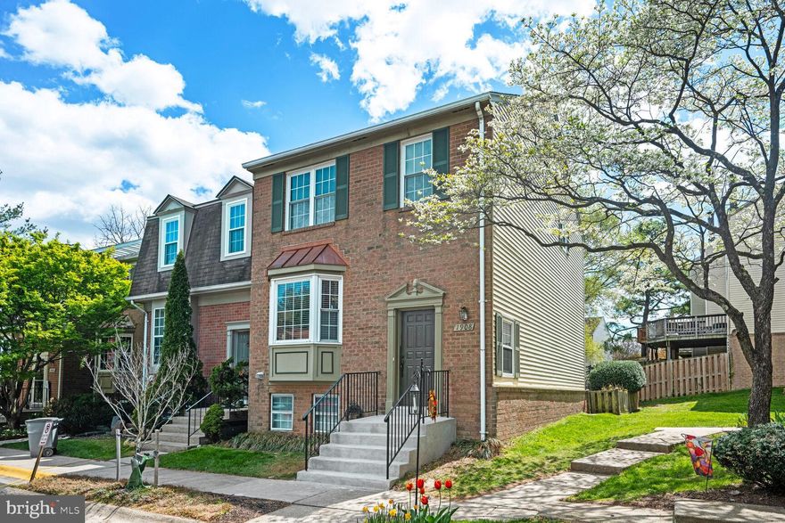 Spectacular 3 bedrooms with 2 .5 bath, end unit brick front townhome, in quiet court. Entry to tile split foyer with steps to light-filled living room. Beautiful kitchen and dining room with laminate floors. Sliding doors in kitchen open onto spacious remodeled deck - a perfect spot for relaxing, entertaining or enjoying a summer BBQ. Main level has powder room for guests. Two upstairs primary bedrooms with top-of-line custom closet systems. Each bedroom has its own ensuite full bath. Generous finished basement with third bedroom or can work as a home office or den. Large laundry room with more closet space/storage. PLUS a large family room open onto custom patio enclosed by 6’ stone walls. Five year old roof and two year old hot water heater. New carpet throughout! The location is easily walkable to the Forest Glen metro via a nearby path. It's also within walking distance to five nearby parks, Evans and Getty, including two within the HOA, and very close to the popular Sligo Creek Trail system with access to 15.6 miles of sprawling jogging and biking trails! Convenient access to 495, 95, and Georgia Ave. Well maintained HOA with low fees, one assigned parking spot for each townhome. Guest parking and parking on Medical Park Drive available.