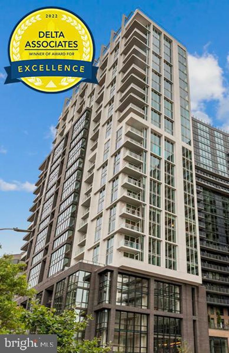 Luxury Living at The Pierce! Step into sophistication in this exceptional 2-bedroom, 2.5-bath + den condo at Arlington’s premier address. With a private elevator opening directly into the home, Unit 1502 offers elevated privacy and style just steps from the Rosslyn Metro and minutes to D.C.

Enjoy a spacious layout featuring a gracious  kitchen with natural light, adorned with quartz countertops, full-height backsplash, panelized Thermador appliances, mushroom hued Snaidero lacquer cabinets, and rare exterior venting for the hood. Gorgeous hand-scraped hickory hardwoods run throughout, complemented by generous walk-in closets, a real laundry room with storage, large and high end appointed owners suite bath, floor to ceiling windows, and 2 private balcony's with amazing views to Georgetown.

Additional highlights include two garage parking spaces (one with EV charging) and a private in building storage unit. With only four units on the floor, privacy is unmatched.

The Pierce offers resort-style amenities: a 26th-floor rooftop terrace with panoramic views of Georgetown and D.C., two-story fitness center, community and meeting rooms, rooftop patio, hotel-inspired pool deck, 24-hour concierge, and on-site management.
Live in one of Arlington’s finest buildings, surrounded by restaurants, retail, and everything Rosslyn has to offer. This is city living at its best!