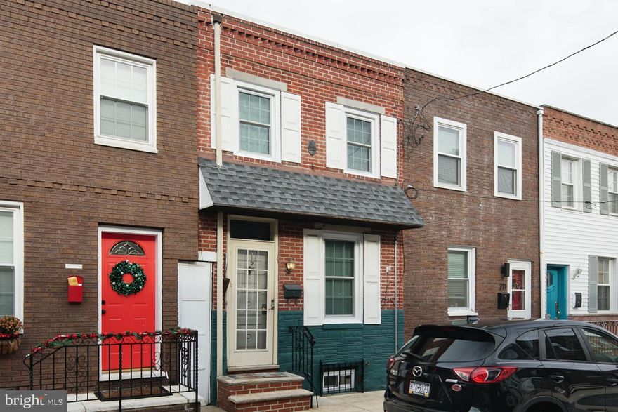 Welcome to the most adorable home in South Philly! This 2 bed/1 bath Pennsport home has original charm with beautiful hardwood flooring, exposed brick wall and wooden beams, and a rustic fireplace. Equipped with central AC, newer utilities/appliances, outdoor space for a grill and small table, a washer and dryer, forced air heat, and new windows for efficiency. As you enter the home, you are greeted by a spacious living room that flows into a formal dining area. The tiled floor kitchen is equipped with plenty of cabinet/pantry space and a gas stove.Upstairs is the full bathroom, a large master bedroom with plenty of closet space, and a smaller guest bedroom or office space. This home has been lived in by the homeowners and has been very well cared for. Walking distance to East Passyunk, The Italian Market, Queen Village, Penns Landing, Spruce Harbor Park and much more. Easy commute to shopping on Columbus Blvd and Washington Ave. I-95, I-76, The Ben Franklin and Walt Whitman bridges easily accessible. This rental property is a gem! 12+ month leases are welcomed. Cheap utilities. Quiet block. Available for rent February 1, 2020!