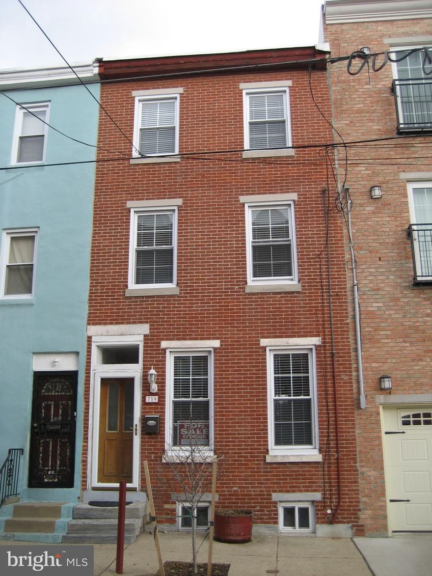 Rowhome for sale just steps from the heart of Fairmount Avenue and its amenities, plus walking distance to Center City itself.  House has 4 beds and 2 baths, and has been rental for 10+ years.  Kitchen and baths are approaching replacement age which provides opportunity to add significant square footage in the process as first floor extends much further back today than 2nd and 3rd floors.  House is currently rented and girls are asking for lease through next spring - which provides opportunity to sit back and collect $2600 per month in rent while you get your plans and permits in place for a remodel.

Houses directly across the street are selling for nearly $1 million.  Opportunity to create your dream home in a great location.  Quiet one-way street which limits the traffic/noise.  Owner is licensed RE salesperson in State of PA.