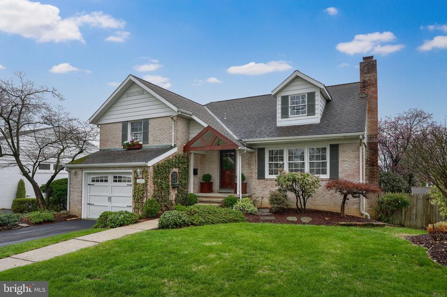 Move-In Ready Split on Highly Desired Wyo Street     
Boasting a beautiful brick facade, covered front porch with vaulted ceiling, replacement windows, and thoughtful landscaping, the only thing better than this property’s curb appeal is its location! Enjoying a quiet setting on one of Wyomissing’s most desirable streets, this split-level brings convenience, luxury, and character into perfect harmony! 
Through the welcoming front entry, you’re greeted immediately by the fantastic living room, enhanced by a lovely brick wood-burning fireplace surrounded by built-in shelves and bookcases, hardwood floors, large front window, and crown molding. 
The hardwood flows through to the elegant dining room, which can elevate any meal thanks to beautiful picture frame molding, crown and chair rail molding, and wood/glass door access to the back deck. 
An oversized doorway to the kitchen makes hosting easy, as the family chef enjoys awesome granite countertops, tile backsplash, stainless steel appliances, including a built-in gas range, pantry, and space for a table or eat-in island. 
Two secondary bedrooms enjoy hardwood flooring, while sharing a full hall bathroom with tile flooring, oversized vanity, and tub/shower. 
The third level Master bedroom is a true retreat, with a soaring vaulted ceiling, hardwood under the lush carpeting, built-in drawers, and a closet with built-in organizers, while the ensuite tile bathroom has a tall double vanity, Whirlpool tub with glass door, and decorative wainscoting. 
The massive lower level has hardwood floors, chair rail molding, and French doors to a potential 4th BR/family room, complete with a private entrance and tile powder room with pedestal sink. 
Grab a seat on the back paver patio to soak in the peaceful surroundings or invite friends over for a cookout on the raised back deck, conveniently off dining area. The flat, fenced-in backyard also has a shed for storage.