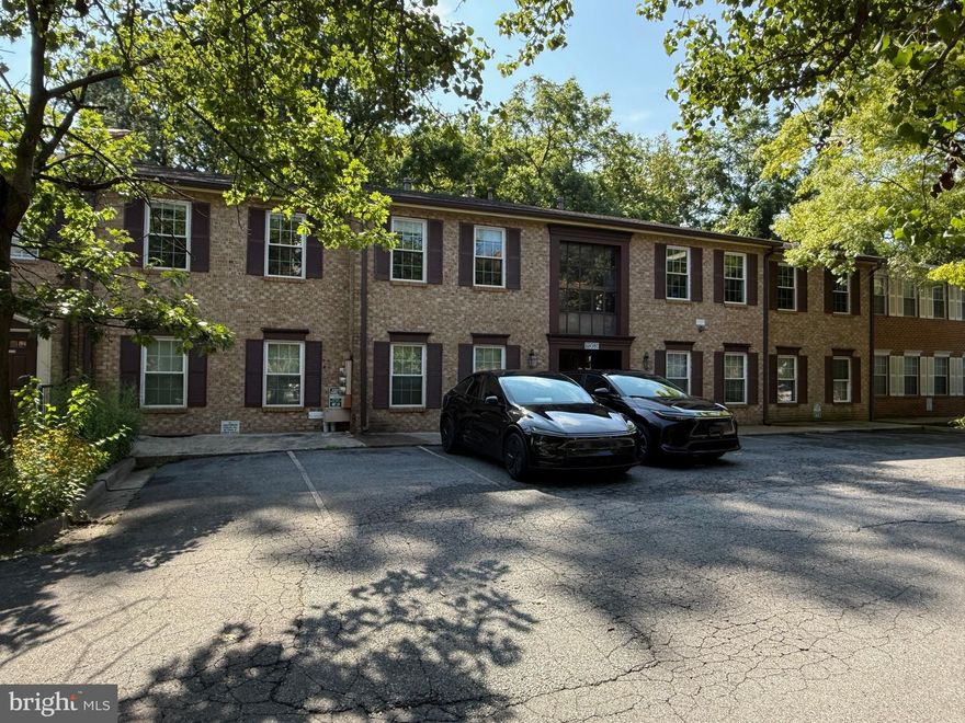 This 2nd floor unit has a very efficient & modern layout and good natural light from the front and back windows.  Divided up into 6 offices, large conference room with built in shelving, reception-waiting room, kitchenette with sink and refrigerator, occupant controlled HVAC with gas heat and electric A/C and 2 half bathrooms.  The space has a very attractive appearance!  Comes with 4 private parking spaces.  Short 2 block walk to Wheaton Metro Station and the Metro garage is directly across the street.

Rent only $22 p.s.f. ($2,695 a month) which includes 4 parking spaces, plus electric.
Also for sale for $439,000.