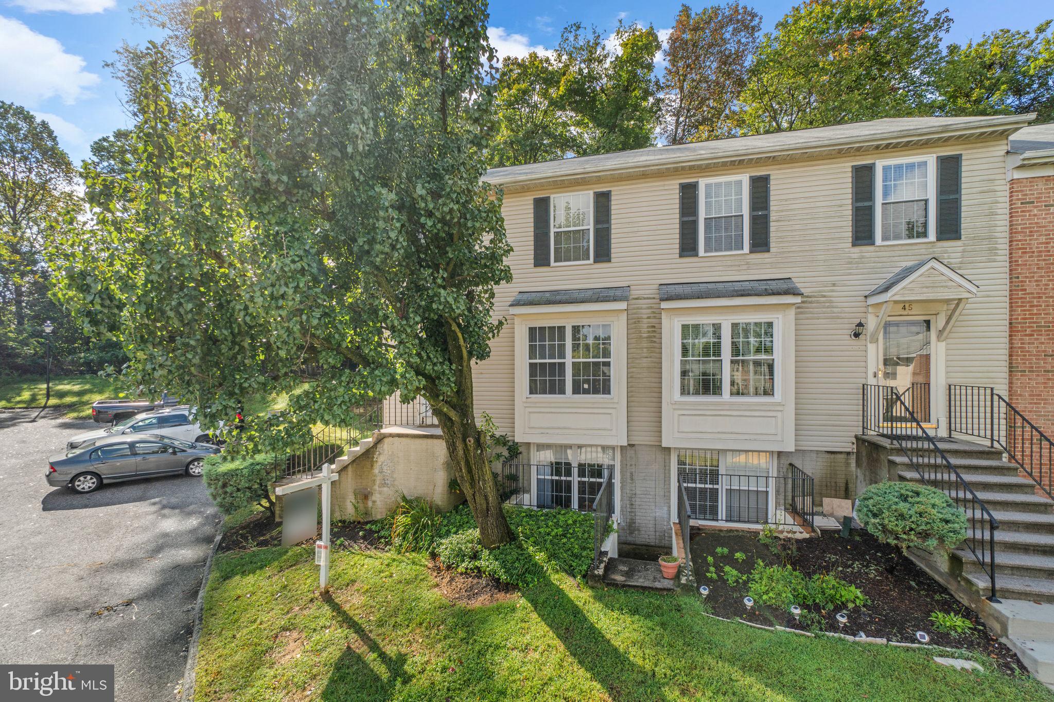 Step into this light-filled end-of-row townhome that’s been beautifully refreshed and is ready for you to move right in. Featuring stainless steel appliances, a washer/dryer in the unit, fresh paint throughout, and plush new carpeting, the home offers a welcoming feel from the moment you arrive.The open-concept kitchen and dining area flow seamlessly to a private deck overlooking mature trees, perfect for relaxing or entertaining. Upstairs, you’ll find spacious bedrooms with ample closet space, while the community provides the bonus of a pool for summer enjoyment.With easy parking, thoughtful updates, and low-maintenance living, this home is an ideal choice for a first-time buyer, someone looking to downsize, or as a fantastic rental opportunity.