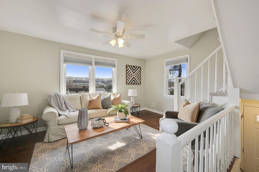 Welcome home to this terrific property, steps to the great restaurants, shops & bars of the Village at Shirlington and popular Four Mile Run, W&O Railroad Park, and Shirlington Park.  Perched high above the street, this semi-detached brick colonial home offers fantastic hilltop views and a sun-lit interior. Beautifully renovated in 2017, this 2BR, 2 full BAs offers a spectacular private, fully-fenced yard that features a custom-built patio, brick fireplace & storage shed. The gourmet kitchen includes Kenmore SS appliances & granite counters. The upper floor offers two BRs and an upgraded full BA. The lower level provides another full BA, convenient laundry room & additional flexible space of 375 above-grade square footage. This terrific property offers all the right ingredients: location, great condition & fabulous entertainment space.