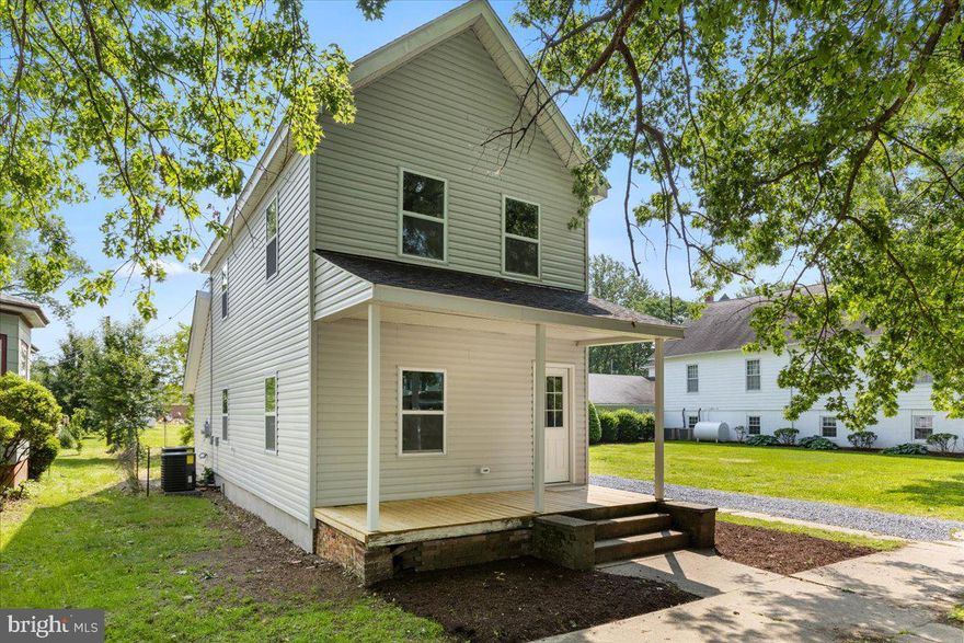 You've been waiting and here it is! Completely renovated and turnkey ready 3 bedroom, 2 full bathroom home in Ridgely, MD! The main level has an open floor concept with 9' ceilings, LVP flooring, and recessed lighting throughout. A bright 16'x12' living room & 15'x13' dining room. Kitchen with all-new white shaker style cabinets, granite countertops, stainless steel appliances, and a deep sink. All 3 bedrooms have new carpeting and a ceiling fan. Primary bedroom has a full bathroom. Both bathrooms have upgraded surrounds, vanities, flooring, and fixtures. Additional finishes include all new roof, siding, windows, plumbing, electrical, fresh paint, dual zoned HVAC and so much more. Quick move-in! Showings are lining up, so schedule your tour before it's too late!