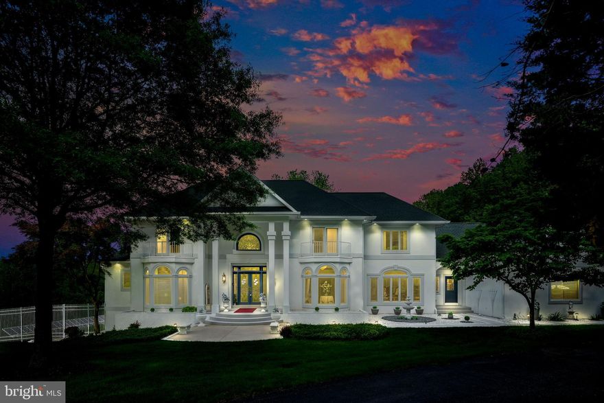 **OPEN HOUSE Cancelled**Welcome to 9 Chamaral Court.  This Stunning Custom-Built Home, tucked-away on almost 10 acres of beautifully landscaped grounds offers over 8,600 total square feet featuring 5-Bedrooms, 5-Full Baths, 2-Half Baths, 4-Car Garage and is in one of most sought-after areas in Baltimore County.
Nestled at the end of a long, private driveway that exudes an air of exclusivity and tranquility.  Surrounded by lush greenery and towering trees, a sense of anticipation builds, drawing you closer to the treasure that awaits.  As you step inside, you'll be greeted by a grand foyer with high ceilings, marble floors laid on a diagonal, a curved staircase and a stunning chandelier that cascades a warm glow throughout. 
The spacious family room in this meticulously maintained home offers a seamless blend of indoor and outdoor living, creating a harmonious flow that enhances the overall living experience. Adorned with French doors, this inviting space effortlessly connects to the outdoor covered patio area, inviting nature's beauty to become an integral part of your daily life.  The cozy living room, with a propane fireplace, invites you to unwind and enjoy moments of quiet contemplation, while the adjacent formal dining room sets the stage for memorable gatherings and celebrations. The newly remodeled gourmet kitchen is a chef's dream, boasting all new stainless-steel appliances, custom cabinetry, and a center island with new Quartz counter-tops, serves as a focal point for culinary creativity.
The main level also includes a luxurious primary suite with a sitting area, two walk-in closets, and a newly remodeled spa-like bathroom with a jacuzzi tub, His and Her vanities, and a large walk-in shower.  A Butler’s pantry, laundry room, two half bathrooms, several storage and coat closets round out the main level.
Upstairs, you'll find four additional bedrooms all generous in size with plenty of closet space and two with En-suite bathrooms.  An additional full bath is in the hallway and at the end of the hall, above the 4-car garage there is a huge unfinished room with a rough-in that offers so many possibilities!
The walk-out lower level includes a recreation room with a billiards table that is included, a back storage area that is currently being used as a home gym, a full bath with a two-person steam shower, a Kitchenette and catch up with your favorite movies in the Home Theatre room.
Stepping outside, the impeccably maintained grounds reveal an oasis of serenity.  A sprawling backyard offers endless possibilities for outdoor activities and relaxation, whether it's lounging by the sparkling pool or gazebo, hosting dinners on the patio, or exploring the paths that take you down to your very own private stream.
Other notable features of the property include a newer roof installed 7 years ago, 3-Zone Heating and Cooling system, freshly painted throughout, well pump within 10 years, new Luxury Vinyl Plank Flooring, Tray Ceilings, Crown Molding, surround sound speakers throughout, epoxy coating in garage, 3-Zone irrigation system, low-maintenance composite decking, 2-Pellet Stoves, Radon Mitigation system and enjoy the convenience of having low energy bills with solar panels. 
With its stunning finishes and incredible amenities, this property truly has it all. Don't miss out on the opportunity to make it your dream home.  Prepare to be impressed.  CHECK OUT THE AMAZING 3D VIRTUAL TOUR!