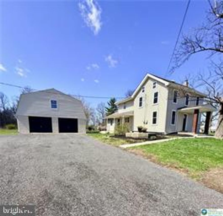 ** Incredible NEW LISTING **  Welcome to your MOVE-IN READY retreat just minutes from Nockamixon State Park offering  a safe/convenient LOCATION & AFFORDABLE TAXES/UTILITIES. Brand new HVAC SYSTEM with heat pump & CENTRAL A/C. The LED LIGHTING & NEW FIXTURES adds a modern convenience as well as FIRST FLOOR LAUNDRY/POWDER room combo. Buyers will find large light-filled rooms in this SINGLE DETACHED home boasting 3BR's & 2.5Bathrooms on a tranquil .67 ACRE FLAT LOT. This property combines quality craftsmanship with MODERN UPDATES. Inside, you’ll find upgraded luxury vinyl plank flooring throughout & brand new carpet in BR's & family room. The sunlight pours through abundant windows, including an oversized dining area window that enhances the home’s open, airy feeling. The spacious FAMILY ROOM on the 1st Floor features a WOOD-BURNING FIREPLACE with a custom craftsman-style mantle & brick hearth.  The kitchen showcases STAINLESS STEEL appliances, solid wood cabinetry w/BUILT-IN PANTRY system, GRANITE countertops,  a large center ISLAND—perfect for gathering & entertaining. A private DEN/OFFICE room in the front of the home provides the ideal work-from-home space. This home has a versatile OPEN CONCEPT floorplan that can accommodate a FORMAL LIVING ROOM or use it as a FORMAL DINING ROOM.  Enjoy outdoor living on the COVERED SIDE PORCH & additional nice-sized COVERED FRONT PORCH overlooking peaceful surroundings & VALLEY VIEWS.  Additional highlights include a LARGE BARN STYLE DETACHED 2-CAR GARAGE offering additional storage space above the garage in the HUGE LOFT on the 2nd Floor plus ability to add a GENERATOR with the already installed transfer switch/panel.  Just a short drive to both Philadelphia & the Lehigh Valley, this home offers serene COUNTRY LIVING at its finest. Nestled in a quiet country neighborhood, yet just minutes from shopping, dining, & all your daily needs—you’ll enjoy the perfect balance of peace & accessibility. Please call your Agent & schedule a tour today before it's sold, the market is competitive & we do expect this BEAUTIFUL HOME to sell fast. Thank you for your interest in OUR HOME!!