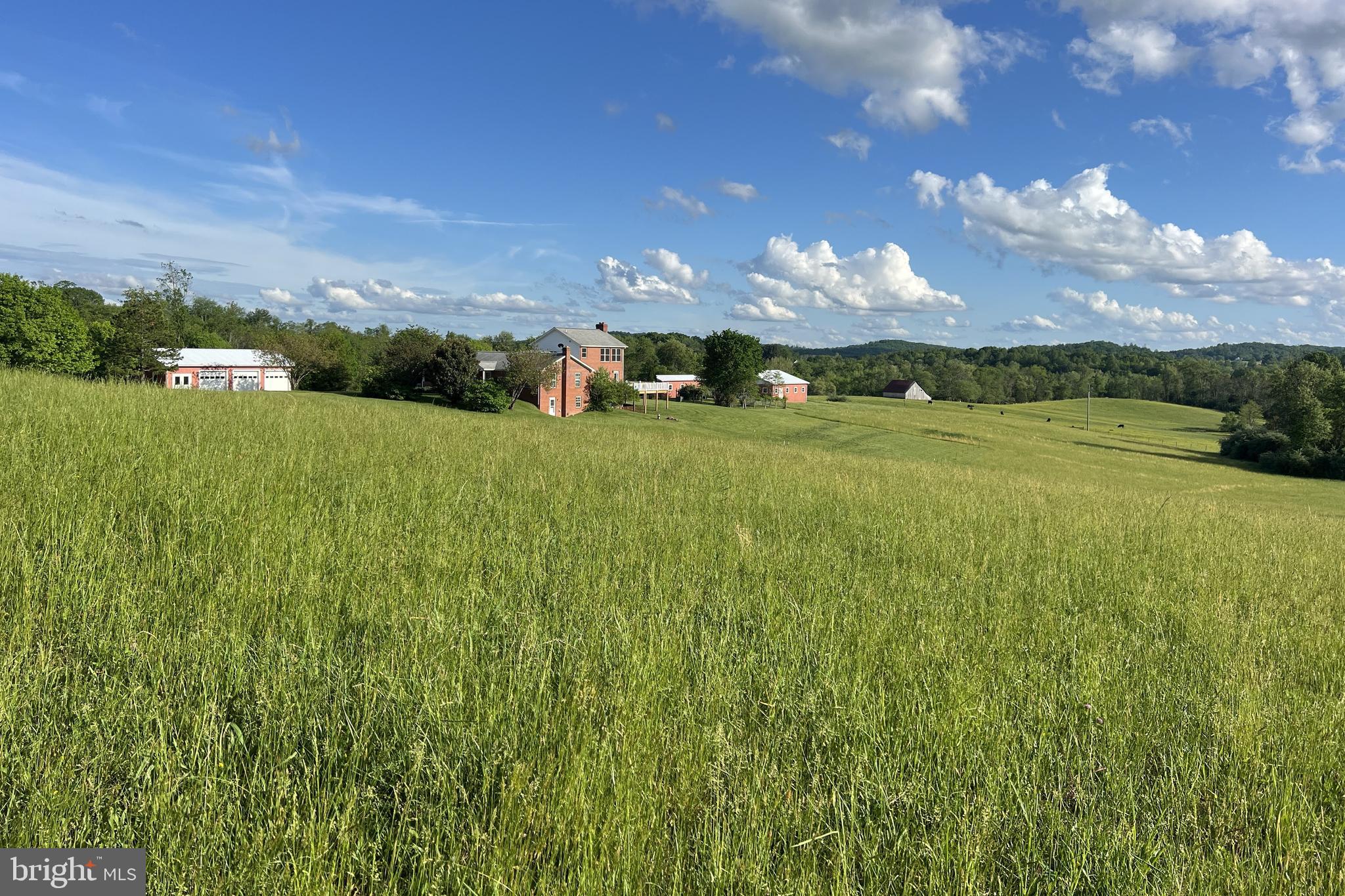 Robin’s View Farm is the perfect perch from which to admire the peaks of the Blue Ridge Mountains. There are 25 acres of rolling fields with breathtaking pastoral and mountain views in all directions. The comfortable all brick home has a generous deck on the west elevation, overlooking the pastures and oriented to maximize sunset views over the mountains. The farm’s solid accessory structures include a well-thought-out four stall stable, a machine shed, and an oversized three-bay garage. 🐎
The front of the home gives a sense of modesty that belies the roominess of the rest. The welcoming Great Room has walls of windows on three sides to take in the views. There is a wood-burning fireplace with a classic fender to sit on, a wet bar, and a full bath. The deck wraps around this room, making the outdoors part of the space. The comfortable primary suite is above the Great Room and shares the same capacious footprint. The walls of windows frame the Blue Ridge Mountains, including the peak of beloved Old Rag Mountain. 🐎
Located in the area of what was once the Village of Slate Mills, there is a sense of community that adds to the property’s rural charms. This Rappahannock County gem is only a 15 minute drive to Sperryville and about the same to the Old Rag Mountain trailhead. For the equestrian, this property is near miles of trails and several local hunts. The beauty of life in Rappahannock is hard to describe but easy to fall in love with.