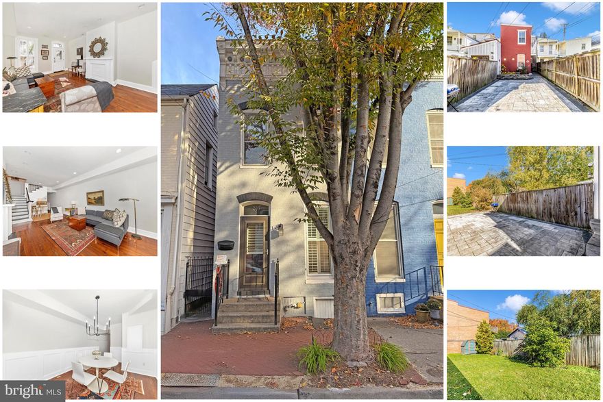 Have you been looking for the perfect Downtown Rowhouse with all the creature comforts of a more modern home, but heavy on the gorgeous character you love in a historic home?  This is the ticket!  203 E. 3rd Street offers the location everyone wants.  Walkable to EVERYTHING.  Heavy on the neighborhood feel.  This row home has been freshly painted and is ready to move in.  The owner has meticulously maintained it and has also done some great upgrades over time ($$$).  Hot water heater is less than a year old.  Owner put in a whole house water filtration system six months ago.  Metal roof was recoated 5 years ago.  New oil burner in 2022.  The traditional layout of this rowhome showcases the living room with decorative fireplace.  The entry of this home is so lovely.  The staircase has been moved and widened by the previous owner and is not just lovely to look at, but is also incredibly functional for moving furniture upstairs!  The formal dining room is classically appointed and features a half bath perfect for guests.  Continue thru the home and find the renovated kitchen with lovely flow and upgrades.  In the kitchen is a door leading to the recently hardscaped rear yard.  You will be blown away by the patio and the size of the yard.  Upstairs features a primary suite with a newly renovated zen full bath, washer/dryer, door to the balcony, and large closet.  Further down the hall you will find a smaller secondary bedroom with a built in twin bed.  This room makes a perfect office or guest bedroom or child's room.  Lastly you will find a large third bedroom on the front of the house.  This home does not have off street parking.  However, street parking is readily available and there are numerous garages for rent in the surrounding area.  This perfect downtown property will check all your boxes.  ***Seller willing to split the cost of one year of parking in garage on Maxwell Alley!