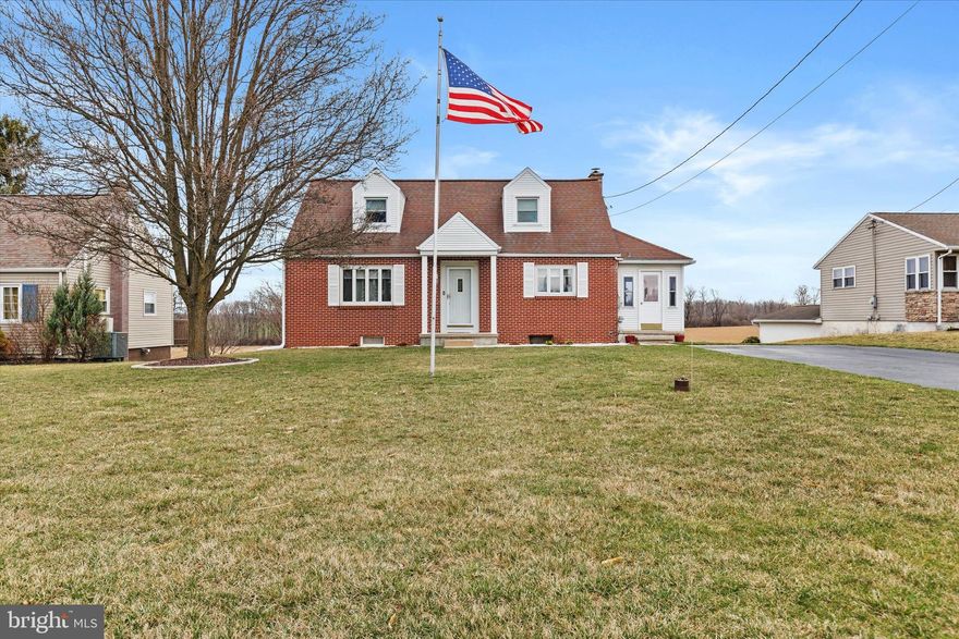 Welcome to this wonderful 3-bedroom 2-bathroom cape cod home. Large eat in kitchen with ample cabinet's quartz countertops and tile backsplash. dining room off the kitchen. first floor bedroom, beautiful updated first floor bathroom with walk in tile shower with built in seat. two bedrooms upstairs. walk out finished lower-level family room, half bath, laundry room, workshop, storage. Sunroom off the kitchen with tile floor sliding doors that take you to a newer deck with synthetic boards, also has electric awning, fenced in ground pool, shed with electric, backyard backs up to a corn field. bring your belongings and move right in. Just in time to enjoy your private oasis! all appliances stay, home also comes with a generator & 1 year home warranty.

FYI professional photos will be taken when property was vacant, so we incorporated some staged furniture to create a vision.