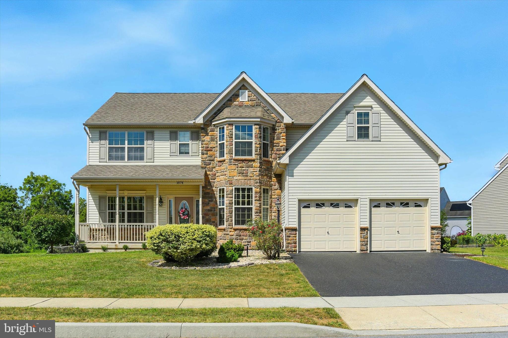 Welcome to 1874 Blue Heron Ln. located within the desirable Lower Dauphin School District! This home is BRIGHT, immaculate, spacious, functional, and the community is conveniently located just 15 minutes away from Hershey Park and The Hershey Corporation, 15 minutes to downtown Hershey, 20 minutes from The Hershey Med Center, 10 minutes from Fort Indiantown Gap and close to routes 22 and 81.
Additionally, this home has an amazing "Wall of Windows" ushering that beautiful natural light into your main living room on the main level, stone fireplace and beautiful hardwood flooring. This well maintained home offers 4 -bedrooms with large walk in, upgraded closets and the oversized primary suite comes equipped with spacious bath! Open concept floor plan on first floor featuring your kitchen with the vaulted ceilings ushering the beautiful natural light! Schedule your showing today to explore this stunning home and vibrant community!