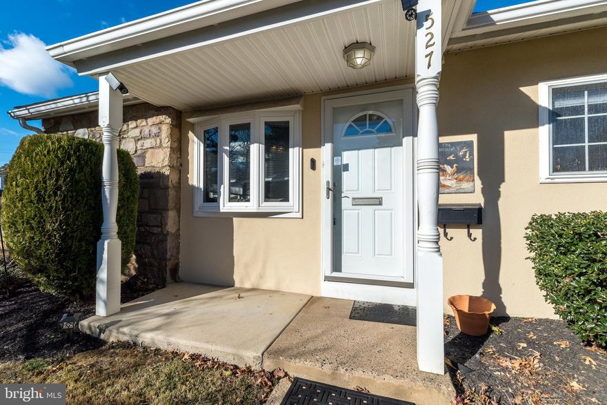 Beautiful ranch-style home in Springfield Twp SD. This charming residence is located on a spacious corner lot with fenced backyard and covered porch. Filbert Rd. boasts like-new condition with recent updates throughout offering a perfect blend of comfort, style and convenience.  Whether you are looking to upgrade or downsize to a more modern living space or seeking a peaceful neighborhood with great schools, this home is an exceptional choice. Don't miss the opportunity to make this your new haven.  KEY FEATURES: Cozy 19 x 14  LIVING RM  welcomes with abundant natural light and a warm atmosphere ideal for relaxation and entertaining. 14 X 8 DINING AREA also features abundant natural light with triple window overlooking spacious side yard. 11 x 15 FAMILY ROOM highlighted by simulated stone corner fireplace with raised hearth. Family Room also features exit to covered porch and fenced backyard. 13 x 9 KITCHEN - the heart of the home features a fully updated kitchen with modern appliances, sleek granite countertops and plenty of cabinet storage. PRIMARY BEDROOM 11 X 19 with full primary bath. SECOND BEDROOM 11 x 11. THIRD BEDROOM 11 x 8. Two sunny rooms with access to tastefully renovated HALL BATH offering  contemporary fixtures and finishes and provides ample space and privacy for family members and guests. GARAGE Filbert Rd. includes a convenient 1.5 car detached garage, providing secure parking and additional storage. OUTDOOR SPACE Embrace outdoor living with a fenced backyard, perfect for enjoying gatherings, gardening or simply unwinding in privacy. LOCATION Situated in highly desirable Springfield Twp Montgomery County, known for its excellent schools and community amenities. This home offers both comfort and educational opportunities. CONDITION Meticulously maintained, this home is move-in ready, allowing you to settle in without the need for immediate renovations, repairs, updates or upgrades. You won't be disappointed