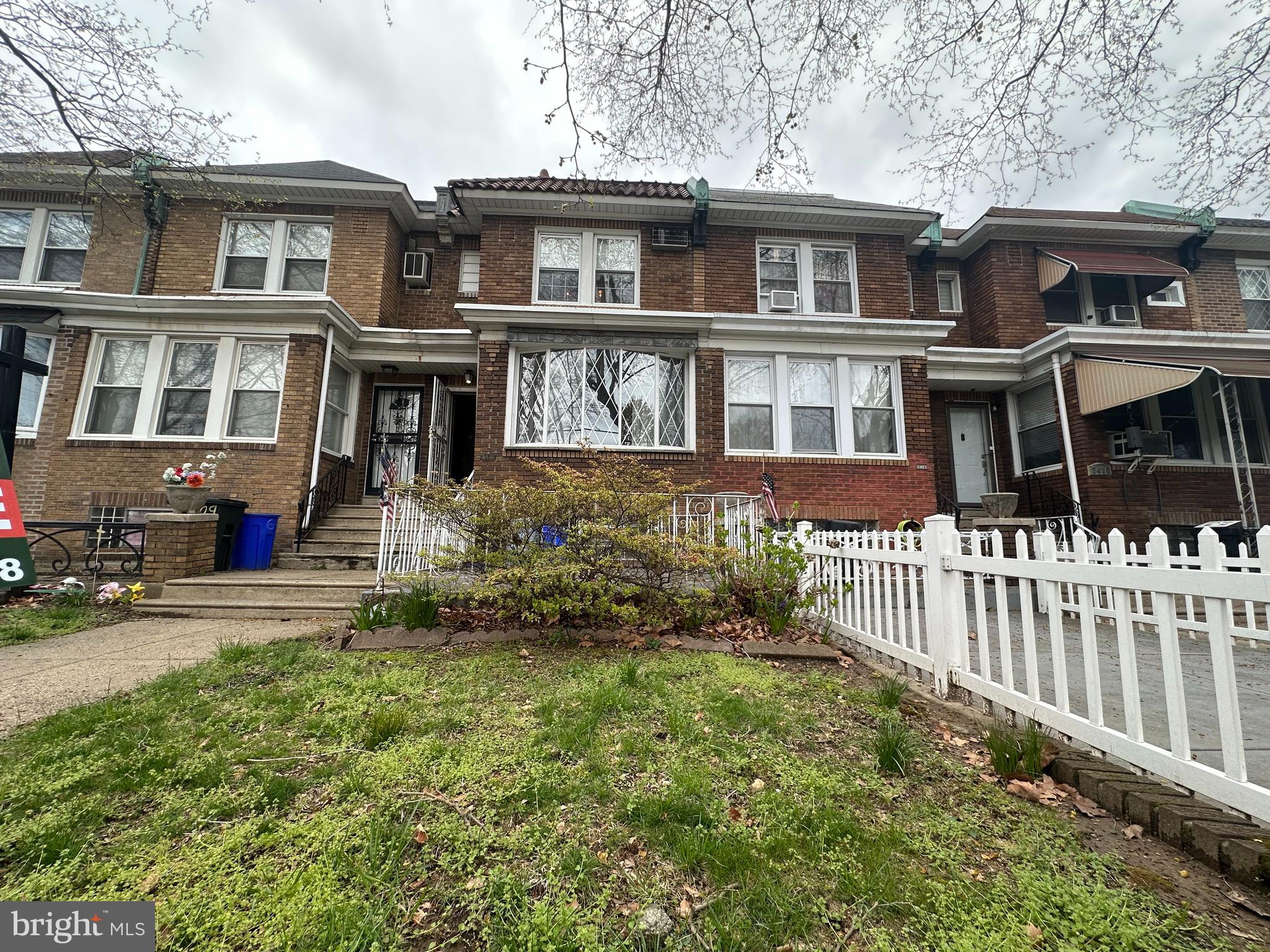 Well maintained large straight-thru boasting over 1,600 Sq. Ft. on a tree lined block of West Mayfair in NE Philly. Enter to find a spacious living room w/bow window & hardwood floors t/o. Formal dining room with lots of closet spaces. Huge eat-in-kitchen with dining area, an abundance of cabinets, counter spaces, tile floors and exits to small outdoor space. The upper level hosts a master suite with walk-in closets, 2 additional bedrooms both with ceiling fans and plenty of closet space, and a spacious 4 pc. ceramic hall bath. The lower floor features a recreation area w/powder room, separate laundry room and additional rear storage area leads to the rear fenced in driveway. Property is conveniently located, close to shopping & Transportation! Easy to Show. Schedule your appointment today!