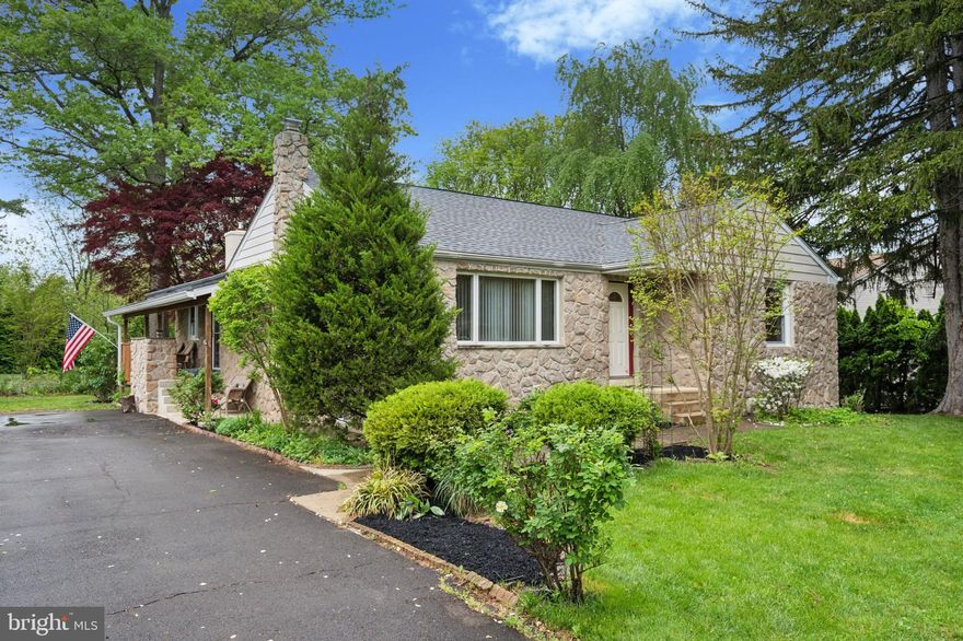 Beautiful Rancher located on over 1/2 acre in Neshaminy School District! Stone & Stucco Exterior! Newer Roof! Generous size Living room picture window, Nice large eat-in kitchen lots of cabinets, Family Room with Wood Burning Stove Insert, 2 bedrooms on the first floor, one bedroom offers a powder room, full hall baths been remodeled. Lower Level Finished into huge entertaining room, plus 1 bedroom, 1 full bath and a bonus room, plus lots of storage areas. Basement is walkout. Awesome Deck off the kitchen plus side porch. Yard is Beautiful. Newer Lennox Heatpump!