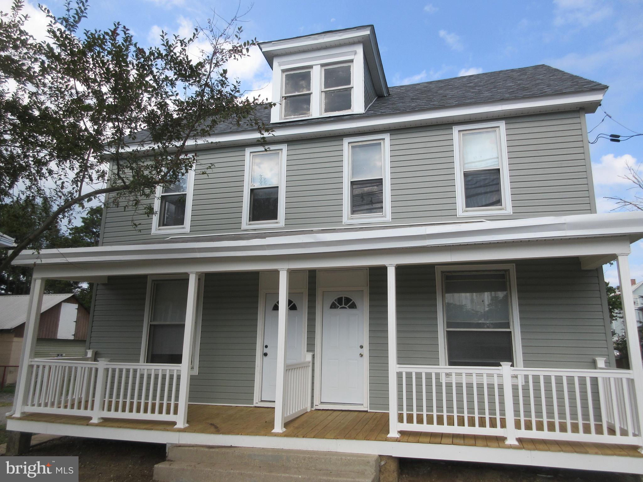 Freshly updated half duplex in the Boro of Chambersburg. Property contains a new roof, vinyl siding, and front porch. The interior has been updated with painting and new flooring throughout. The bathroom has been renovated. Attic and basement for storage. This duplex has been subdivided, purchase one or purchase both; live in one, rent the other.