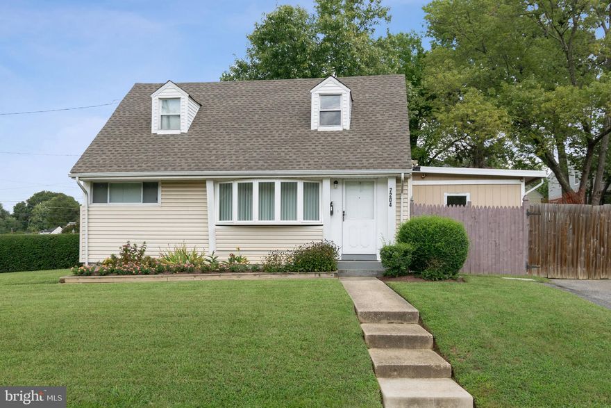 PRICED to SELL! Charming Cape Cod home, extensively renovated in 2018, features an updated kitchen with granite countertops and stainless-steel appliances, remodled bathrooms, Roof 2018, HVAC 2018. It offers driveway parking, an attached workshop, and a fenced rear yard for convenience and privacy. First Time Buyers - Property Qualifies for a Journey Home $10,000 Home Buyer Grant Program!