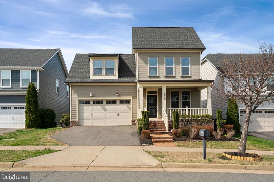 Welcome to 2416 Glouster Pointe Drive in Potomac Shores in Dumfries Virginia, this is a beautifully designed Monroe floor-plan. It is a single-family home offering more than 4,400 finished square feet, three outdoor living spaces, and a finished walkout basement in one of Prince William County’s premier resort-style communities. If you have been searching for a spacious home with  with defined rooms, a chef’s kitchen, a traditional floor plan, generous bedroom sizes, and flexible living space for entertaining, this home checks every box. The heart of the home is the impressive cook’s kitchen, thoughtfully designed for everyday living and gatherings alike. There is a massive center island that  provides seating and workspaces, surrounded by extensive cabinetry and storage. The kitchen opens directly to the great room, keeping everyone connected whether hosting guests or enjoying a quiet evening at home.The main level  features wood floors a  welcoming central foyer that includes a large coat closet, powder room, and a striking craftsman staircase that creates an elegant first impression.Upstairs, the primary suite offers a relaxing retreat with abundant natural light, dual vanities, and a soaking tub,shower and  dual walk-in closets! Three additional spacious bedrooms complete the upper level, including two connected by a convenient buddy bath. An upper-level laundry room adds everyday convenience right where you need it most.The fully finished walkout lower level expands your living space with a large recreation room, separate media room with surround sound, a full bathroom, and a bar area ready for entertaining. French doors and full daylight windows. Outdoor living truly sets this home apart. Enjoy morning coffee on the welcoming front porch, entertain on the rear deck off the kitchen, or relax around the firepit patio accessed from the walkout basement. These three distinct outdoor spaces make the home perfect for year-round enjoyment.Located in the award-winning Potomac Shores community, residents enjoy access to the public Jack Nicklaus Signature Golf Course, The 13,000 sq ft Shores Club featuring the community pools, fitness center, event yard and gathering spaces. There are miles and miles of scenic walking  trails, community gardens, and over 800 acres of preserved green space. Best of all Potomac Shores is a convenient commuter location. It is  approximately 18 miles to Fort Belvoir, approximately 8 to 10 miles to Marine Corps Base Quantico, and just minutes to I-95 via Exit 152 to go North and South and access to Express Lanes and Route 1 as well. Don't let this home slip through your fingers. It is really nice!