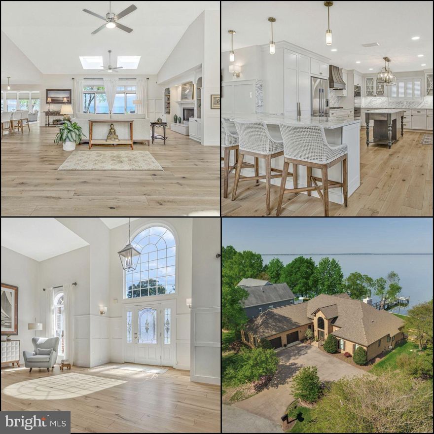 Potomac River Waterfront Retreat with Private Pier in Swan Point
Enjoy waterfront living in this all-brick custom home overlooking the Potomac River in the sought-after Swan Point Yacht & Country Club community. With over 3,300 square feet of single-level living space, this home offers beautiful sunset views and a relaxed waterfront lifestyle.
The home features a barrier-free layout with step-free entry and wide hallways for easy single-level living. Large windows fill the space with natural light and offer water views from many rooms. The open-concept living and dining areas are anchored by a gas fireplace, creating a comfortable and inviting space for everyday living and entertaining. 
The award-winning custom-designed kitchen will impress even the most discerning chefs and overlooks the sun-room—sure to become a favorite gathering spot in the home. The kitchen features high-end appliances, a wine refrigerator, and a walk-in pantry with custom cabinetry.
Outdoor living is a standout feature. The expansive deck and sun-room overlook the river and provide the perfect place to enjoy sunsets.  Property includes a private pier with boat lift and two jet-ski lifts offer direct access to the Potomac for boating and waterfront recreation.
The primary suite includes a fireplace and expansive views of the historic Potomac River. The ADA-inspired en-suite bath features a step-in shower, a separate step-in soaking tub, and a spacious layout designed for comfort and accessibility.
Residents of Swan Point Yacht & Country Club enjoy access to an 18-hole championship golf course, clubhouse pub and restaurant, marina, pool, tennis courts, pickle ball courts and walking trails. Located about 90 minutes from Washington, D.C., this home offers a peaceful waterfront setting with resort-style amenities. PHOTOS COMING