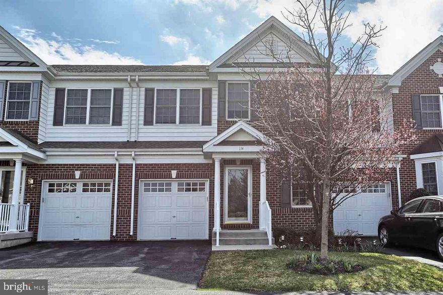 Immaculate extra large Camp Hill town home in excellent condition. Spacious living with privacy in the rear.  Large deck with a pretty view.  Full finished lower level family room with bonus area, walk out to covered patio and yard.  Private community, convenient to all points of interest.