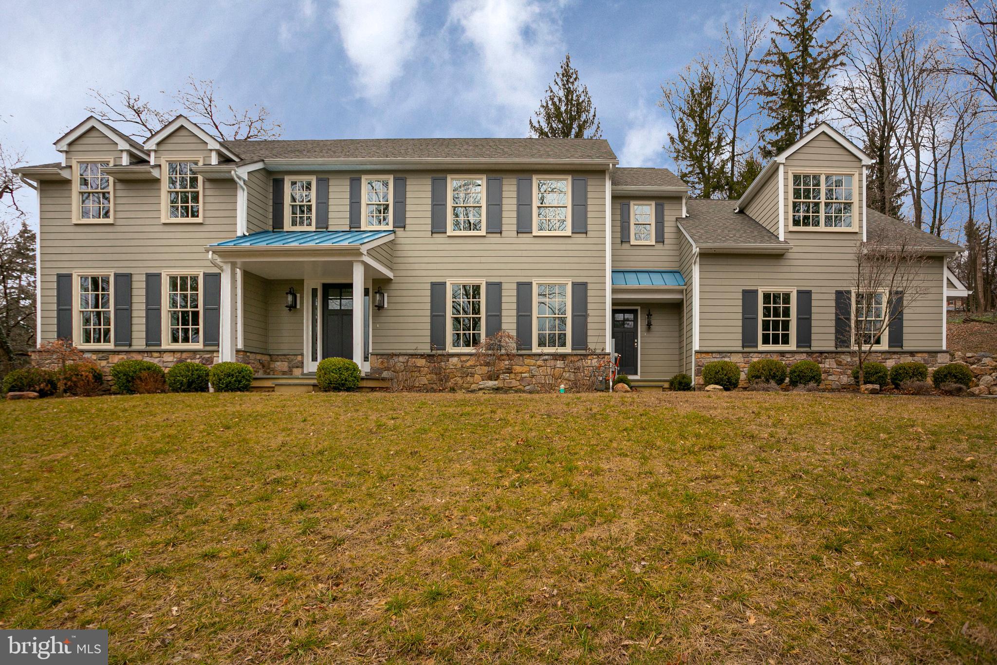 Introducing this magnificent new construction home that is sure to exceed all your expectations. This meticulously designed 5,300 sqft, 5 Bedroom, 3.2 Bath Colonial is situated on over an acre of manicured grounds in the heart of Rydal. This home was designed with an open concept, over-sized windows, large doorways, radiant heat under all of the tile flooring and beautiful trim. No detail was left out in the construction of this home. Enter through double doors to a grand 2 story Foyer with an 18 ft. ceiling, hardwood floors and a large coat closet. Sunshine pours through large Pella windows that illuminate the entryway. The spacious Living Room has a tray ceiling and over-sized windows overlooking the beautiful yard. The cozy Family Room features a stone gas fireplace, crown molding and a wet bar with custom cabinets, sink, honed granite counter-top and a wine fridge. This room was made for entertaining. The Family Room adjoins the large chef s Kitchen which is every cook s dream featuring quartz counter-tops and an over-sized quartz island that people can gather around as you cook on the stainless steel Thermodor appliances featuring a 6 burner gas stove and griddle top. In addition, this show stopping Kitchen features an eating area with a built-in desk, Butler s pantry with custom shelving for more storage and a glass door that leads to a large deck overlooking the backyard. After cooking, serve your meals in the formal Dining Room perfect for hosting holiday dinners. From the Kitchen you can enter the Mud Room with radiant floors throughout, custom cabinetry and cubbies to hold your coats and shoes in. This room also gives you access to the 3 Car Attached Garage, a half Bath, a back staircase leading to the upper level and a second access to the large deck. Climb the hardwood floor stairs to the upper level. The Master Suite will become your perfect sanctuary to unwind in after a long day. This room features two large walk-in closets with built-ins. The Master Bathroom will transport you to a spa atmosphere with its double door entrance, large soaking tub, over-sized stall shower with multiple shower heads, tile floor linen closet, radiant heat and marble his and her vanities. This level also has four additional spacious Bedrooms with closet spaces featuring custom built-ins and shelving. The massive fifth Bedroom gives you ample space that s perfect for a playroom or office. Completing this level are two additional Full Baths with radiant heat and a Laundry Room. The walkout Lower Level is not finished, but is studded out with insulation and is a blank canvas ready for your imagination. This stunning home is located near Shopping, Public Transportation and is walking distance to Rydal Train Station. This home is a Must See! Make your appointment today!