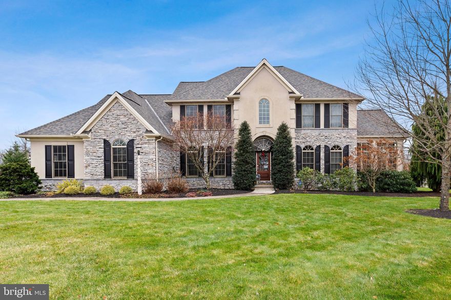 Welcome to the entertainer's dream home situated in the highly sought-after Preserve neighborhood in Hampden Township. This almost 7000 finished sqft home offers 4 bedrooms, 4.5 full baths, a 3-car attached garage, and a fully finished basement. The chef’s kitchen is the perfect place to entertain and host family gatherings, featuring a large dining area adjacent to the sunroom with custom built-ins. The kitchen features tall cabinets and stainless steel appliances. The kitchen opens to a cozy family room with a gas fireplace. The first floor also has a secluded office space, separate dining and living rooms along with a beautiful conservatory full of windows creating a bright and inviting space perfect for relaxation or exercise. The second floor features the primary bedroom suite with spacious walk-in closets, an ensuite bathroom with a high-end hotelesqe custom bathroom with double sinks, a soaking tub, and a walk-in tiled shower. Three additional bedroom suites are upstairs along with 2 full baths. When you go downstairs into the finished basement you will be transported into your own upscale sports bar. This basement has it all! Full bar with sink, ice machine, bar refrigerators, and plenty of cabinets & seating. The 2445 sq ft basement also features a wine cellar, theater room, Full bath, a billiards area with fireplace, and a family room area for video game lovers.  All of this is a stairwell away from the spectacular patio. This amazing covered and vaulted entertainment space features a wood fireplace, two natural gas urns, built-in gas grill, and cooler.  You will love spending summers outside in this backyard oasis with panoramic views of the Blue Mountains! The Preserve is secluded while still within close proximity to Cumberland Valley Schools, Carlisle Pike shopping, restaurants, hospitals and major highways. Don’t miss out on making this your NextHome!