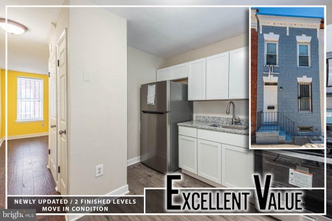 Townhouse For Sale - 1737 N Dallas Street<br/> BALTIMORE, MD 21213