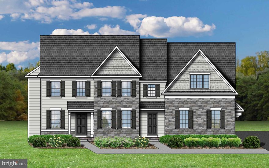 Welcome to Hamlet Circle   Stonehaven Homes' latest New Construction community featuring 7 Luxury homes located in #1 award winning TE school district and walking distance to the town of Berwyn! The elegant Hawthorne model combines style and classic design features that will appeal to even the most discerning buyer. The grand two-story foyer leads past a large dining room and an open side staircase to an impressive gourmet kitchen. The gourmet kitchen is central to this home's design and will serve as the perfect gathering place for friends and loved ones.  Featuring 42" cabinets by Century, an oversized center island, this kitchen also includes a fabulous built-in breakfast area. Flanking the oversized kitchen is a living room filled with large, light filled windows and a spacious family room with French doors allowing for privacy if needed. Also adjoining the kitchen is a large family organizational room with closets and additional storage. The upstairs boasts 4 or 5 generously sized bedrooms all complete with walk-in closets and en-suite bathrooms. The owner's suite offers a dressing area, huge walk in closets and an incredible Master Bathroom complete with an oversized shower, private toilette and free standing soaking tub. Adding to the well-crafted design of this home is a large laundry room and walk in hall closet for added storage .Furthermore, there is 1700 sq. ft. of space in the lower level waiting to be finished if desired.   Walking distance to the many restaurants and shops in Berwyn, the train station and both TE Middle School and High School.  Don't miss out on this rare opportunity to build your dream home in award winning TE school district!  Pictures are of other homes built by Stonehaven Homes..2 miles to the town of Berwyn, .4 miles to the Berwyn Train Station, 1.1 miles to TE Middle School and TE High School.