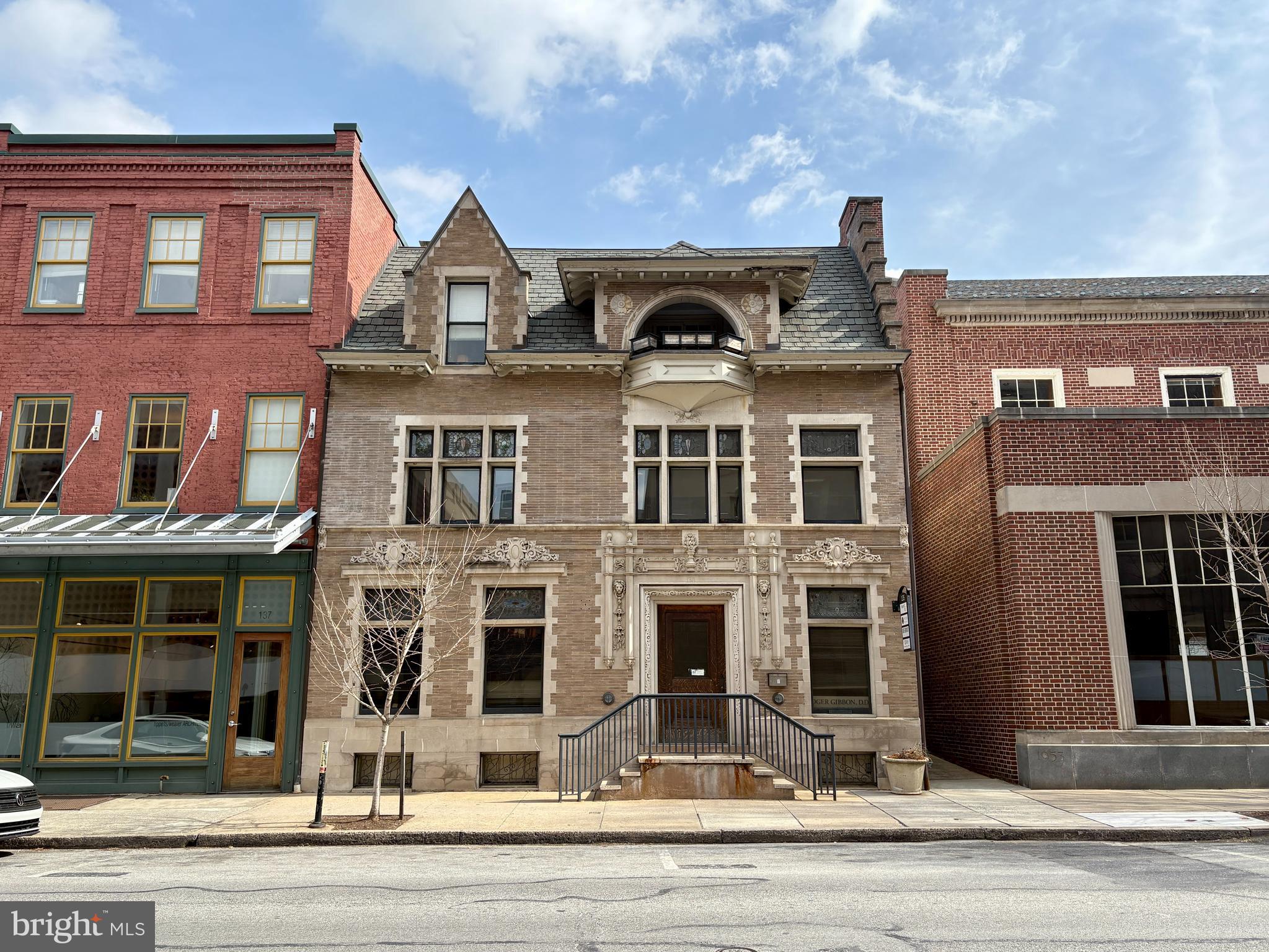 Located in a stunning historic building in Lancaster City's Central Business District, this ±822 SF office suite offers a perfect blend of character and convenience. This three-room suite includes a CEO office with a conference nook, a spacious private office with built-in work counters, an additional private office + storage closet and a private restroom. CEO office suite features french doors open to a private balcony, adding a unique touch and lots of natural lighting to your space. Signage panel on North Duke Street provides visibility to 8,000 cars per day & lots of foot traffic . One free on-site parking space is included in the lease, with additional spaces available for $60/month, and easy garage parking nearby at Duke Street Garage. Total rent, including utilities, is $1,450/month. NNN rent includes all utilities, CAM, real estate taxes, and building insurance. Tenant is responsible for internet and private office/restroom janitorial services. Base rent of $15.02 PSF | 2025 NNN: $6.15 PSF. Tenant pays internet and liability insurance.