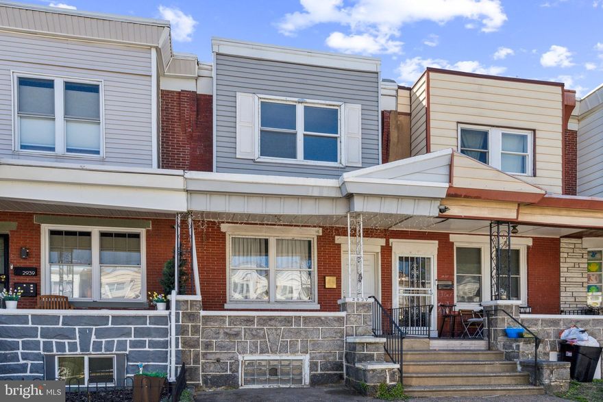 Incredible Opportunity in the Heart of Port Richmond!
This 3-bedroom, 1-bath townhome is a fantastic option—whether you're an investor looking to add to your portfolio or a savvy buyer ready to build some sweat equity. 

Walk up to the stone-front covered porch and step into the First Floor:
A traditional layout featuring a formal living room, formal dining room, and eat-in kitchen. Just beyond the kitchen is a first-floor laundry room with access to your private outdoor space—perfect for a city backyard setup.

Property is being sold in AS-IS condition. 

Second Floor:
Three perfectly sized bedrooms and a full hall bathroom. Solid layout, tons of potential.

Basement:
Currently used for storage, but offers great potential to be finished for added living space or a home office setup.

Local Vibes:
Right in the heart of it all—just minutes from neighborhood staples like Pizza Schacamaxon, Byrne’s Tavern, and the legendary Taconelli’s. Easy street parking, walkable to public transportation, and close to everything you need.

Tons of upside, tons of character, and all right here in Port Richmond.
