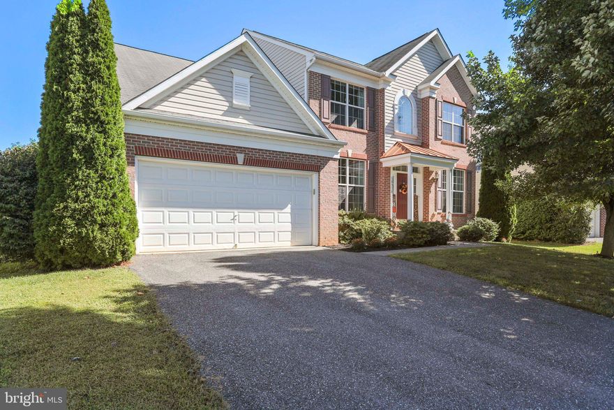 OFFER DEADLINE!!! All offers are due in by Wednesday September 21st by 8pm!!! Gorgeous 4 bed 3.5 bath Brick Front Colonial with a 2 car garage and finished basement in Westfields! Open floor plan with open foyer to the formal living room and dining room. Kitchen has a center island, open to the family room with a gas/propane fireplace. Sliding doors to the deck for entertaining and a beautiful view of the leveled back yard. Main living area also offers an office or play room depending on your needs. Spacious owners suite with cathedral ceilings, walk in closet, full bath with separate shower and a built in vanity with storage stool. Laundry room located upstairs as well as 3 additional spacious bedrooms with generous closest space. Finished basement has a full bathroom with a large unfinished closet, rec room/family room and outside access.