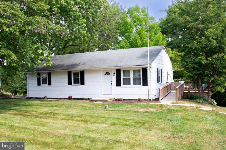 Great starter home, replacement windows,3 bedroom, 1 bath, 1 car garage, 10 x 12 deck with ramp to side entrance, washer 2021, dryer 2022, New HVAC 6-1-23, New well pump 2023, septic cleaned, all appliances stay but dishwasher not working, new vinyl flooring in basement, kitchen cabinets refinished, being sold as is