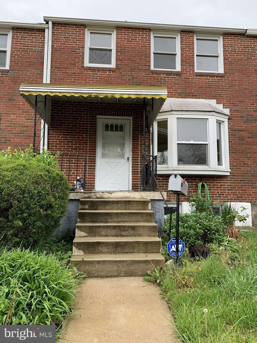 HUGE PRICE REDUCTION..!! PRICED TO SELL QUICK.!! LOCATION! LOCATION! LOCATION! and Comfort! This is a great property for a home owner or to add to your rental portfolio; sitting 5 min away from Morgan University and many shops. This property has great original wooden floors, 3 BDs and 1.5BTHS, endless possibilities. This property is ready for you and your family to move in and decorate it with your touches.! So Peaceful!. Any questions please contact listing agent.