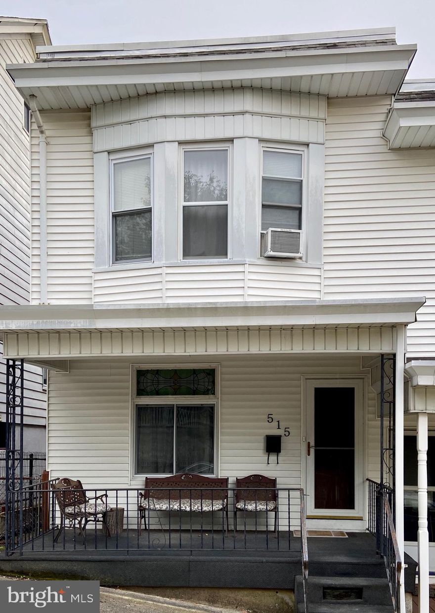 Cozy two level home with full walkout basement.  Front and rear porch for relaxation.  Side entry ramp to rear porch.  Large flat fenced back  yard.  Located in Greenwood Hill Section of Pottsville.    Listing Agent is related to Seller.