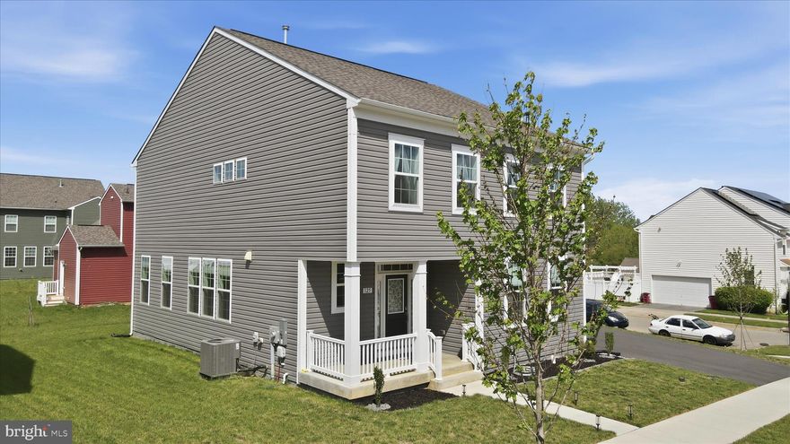 The only home for sale in Huntfield on a corner homesite with a first floor bedroom and finished basement! Welcome home to 125 Payne St where you will get the look and feel of a brand new home without the wait for construction. The quaint front porch greets you as you pull into the driveway. Open the front door to view a gorgeous neutral colored LVP throughout the main level. A main level bedroom across from a 1/2 bath making it ideal for multi-generational living. The bedroom can also be used as an office or flex space. Stunning gourmet kitchen with an oversized island, stainless steel appliances, stone counters, backsplash and full pantry. Opening up to the dining area and living room, this home provides ample space to host all your upcoming events. Tucked away to the garage entrance you have the perfect back mudroom/entry way with closet for easy drop and go for your daily needs. Head upstairs to an owner’s suite that is sure to meet your needs. Easily fits any bed size and offers two closets! Primary bathroom has a luxury Walkin shower covered in gorgeous tile work and seamless shower doors. Dual sinks and a private water closet top off this impressive suite. Down the hall you will find two additional generous bedrooms that share another full bathroom. A full-sized laundry room tops off this upper level giving you ample space and every day convenience. Drop down to the lower level where this partially finished basement is dying for you to add your finishing touches and make it your own! A 3 piece rough in lives under the carpeted area for you to expand to a 3rd full bathroom in the future if you desire.  Additional unfinished area for storage or add a craft room, office, or flex space.  Perfectly situated on the backside of the community to help with daily traffic. This is the one YOU WANT to see!! Let's get your tour scheduled today!