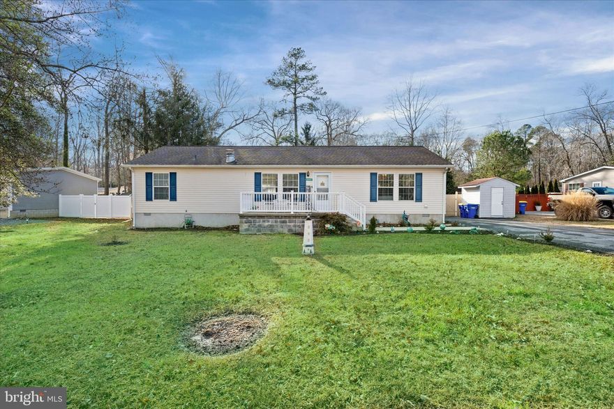 If you’ve been looking for a home that offers true flexibility, this Lewes ranch delivers. Privacy, space, and easy one-level living with no HOA and only county restrictions, plus room to park your boat or other toys! With 3 bedrooms and 2 full baths, this inviting ranch offers a smart, comfortable layout featuring a generously sized primary suite with an adjoining sitting room, ideal for a home office, reading lounge, fitness corner, or hobby space. The large kitchen with island provides abundant cabinetry and prep space, and it flows into the eat-in area with sliding doors to the spacious deck for effortless indoor-outdoor living. Cozy up in the living room by the gas fireplace, then step outside to enjoy a fully fenced backyard with privacy-height fencing and extra-wide gates for easy access. This home is Move-in ready and perfect for full-time living or a beach-area retreat. Make this home yours now and enjoy the summer season the way it’s meant to be, beach days, relaxed evenings, and carefree living.