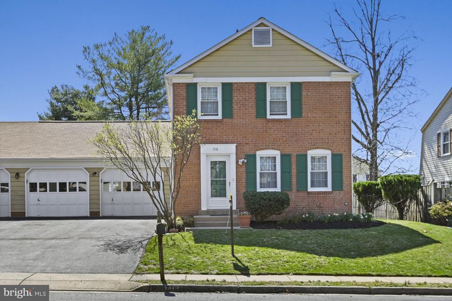 ***ALL OFFERS ARE DUE BY NOON ON 4-18/25***
Welcome to 716 Palmer Drive, Herndon, VA – A Beautifully Maintained Home in an Ideal Location

This stunning 4-bedroom, 2.5-bathroom home boasts numerous recent upgrades and an unbeatable location, making it the perfect place to call home. Situated just minutes from Reston Hospital, Dulles Airport, and a new metro station, you’ll enjoy easy access to major conveniences and attractions. 

Key Features: Spacious & Inviting: The home offers a beautifully finished basement, providing ample space for entertainment, storage, or a home office. Modern Updates Throughout: Enjoy the upgraded electric panels (2020), a new HVAC system and exterior units (2018), and a freshly installed sump pump (2019). The home also features a 2017 roof for peace of mind. Hardwood Floors: Gorgeous 2016 hardwood floors throughout the main level add warmth and elegance to the living spaces. Updated Appliances: A 2020 front-load washer and dryer make laundry a breeze. Stunning Curb Appeal: The all-brick front and massive driveway provide a grand entrance, while the 2014 backyard fence offers both privacy and security. Entertainment Ready: Step outside to the large concrete patio, perfect for relaxing or entertaining guests in the fully fenced backyard. Functional & Convenient: With a 2-car garage, you’ll have plenty of storage and parking space. Energy Efficient: All windows were replaced by Thomson Creek in 2013, along with a new French door, ensuring better insulation and energy efficiency, and the attic has newly installed insulation. This home is truly move-in ready and a fantastic opportunity to live in a well-maintained, spacious home in a prime location. Don’t miss out on this incredible property—schedule a tour today!