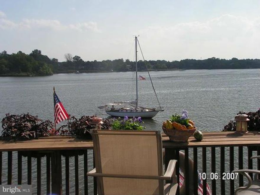 Vacation at home! Enjoy crabbing, fishing, boating and swimming in the backyard of your new waterfront home AND still be close to everything! (25 minutes to Annapolis, BWI and Balto.) Rockfish and crabs convey! Watch the sunrise and sunset as you enjoy the canopy covered rear deck overlooking the widest part of Stoney Creek. We are downsizing so many homeowner needed items are available.