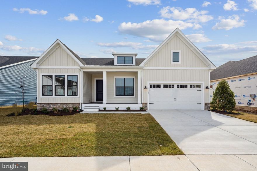 This is a To-Be-Built Home. The Rockford is a beautifully designed one-story floorplan offering 3 bedrooms, 2.5 bathrooms, and a 2-car garage, thoughtfully crafted for comfort, convenience, and modern living.

The open-concept layout features a gorgeous kitchen with an oversized island and spacious pantry, flowing seamlessly into an oversized great room that is ideal for entertaining or everyday relaxation.

The spacious primary suite serves as a private retreat, complete with a luxurious bath designed for comfort and style. A private home office provides the perfect space for telecommuting, while secondary bedrooms are thoughtfully positioned away from the primary suite for added privacy.

Optional outdoor living spaces, including a deck or screened porch, allow you to extend your living area and enjoy the outdoors.

For a full list of features for this home please contact our sales representatives. 
Photos are for illustrative purposes only and may not represent the exact home or finishes available.

 For a full list of features please contact our sales consultants. Welcome to Four Seasons at Baymont Farms, a new active adult 55+ community in Middletown, DE, offering low-maintenance, resort-style living. With spacious home designs and access to countless amenities, come enjoy the best that active living has to offer.  Residents can take advantage of the community's 6,000 sq. ft. clubhouse, a pool with tiki hut, a state-of-the-art fitness center, a kayak launch, and multiple bocce and pickleball courts. With a full-time lifestyle director on site, Baymont Farms also features a well-maintained calendar of activities such as Zumba classes, yoga sessions, billiards and more.  At Four Seasons at Baymont Farms, the focus is on community. Make friends and enjoy the company of people who have worked hard and now want to enjoy all that a luxury 55+ active adult community has to offer. Just minutes from downtown Middletown, DE with access to Delaware Rt. 1, Baymont Farms offers great convenience while preserving the serenity of its picturesque landscape. At this beautiful active lifestyle community, the relationships that you make and the people you spend time with will create memories that last a lifetime.