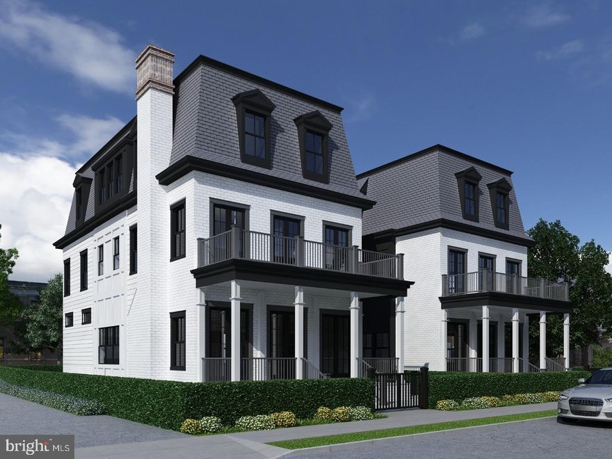 Spectacular new construction in desirable location in Chestnut Hill.  Thoughtfully designed and nestled among stately stone homes these exceptional houses are built by premier builder of Philadelphia Magazine's Design Home 2014. Fabulous living floor perfect for today's living. Spacious living room with fireplace and gorgeous French doors leading out to a front porch reminiscent of old Chestnut Hill.   Center formal dining room perfect for entertaining and holidays.  Huge Chef's eat-in kitchen with 10 foot island perfect for casual dining.  Sub-Zero/Wolf appliances, custom cabinetry, pantry and built-in desk area.  Access to rear mud room with custom built-in and bench area plus powder room. Ascend to the master floor oasis encompassing the entire second floor.  Spacious 22 x 15 Master Bedroom with step out porch.  Runway-style hallway leads to dual walk-in closets with custom built-ins opening to huge spa-like master bathroom with over sized step-in shower with bench, custom dual vanities and luxurious soaking tub.  Convenient laundry room plus sitting room or home office complete this floor.   Third floor features lovely guest suite with en-suite bathroom.  Two additional bedrooms with shared bathroom plus a second laundry room.  Spacious finished lower level with media room/play room/home gym/home office plus 5th bedroom and full bathroom perfect for au-pair or in-law quarters.  Hallway leads to optional wine cellar with original exposed stone walls.  Enclosed rear yard  is perfect for dog lovers.  2 car garage.  Located in the heart of Chestnut Hill, these detached homes are just a short stroll to the shops, cafes and restaurants on Germantown Avenue as well as just a block to the train.  25 minutes to Center City, easy access to the suburbs, transportation, major highways and Fairmount Park.  10 year property tax abatement.  Truly exceptional homes in a lovely enclave of this charming and historic section of Philadelphia.