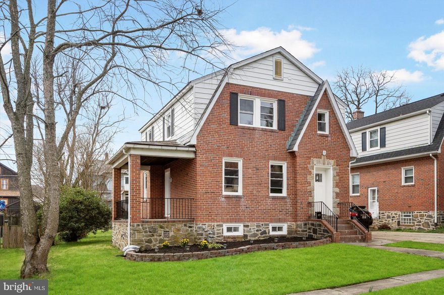 Welcome to this charming all-brick home located in the heart of Catonsville, Maryland! Featuring 4 bedrooms, 2.5 baths, a one-car detached garage, and a private yard,!

This home is sure to impress. As you enter, you'll be greeted by luxury vinyl plank flooring, recessed lighting, and a cozy wood-burning fireplace. The separate dining room is perfect for entertaining, while the kitchen boasts stainless steel appliances and quartz countertops. Upstairs, you'll find 3 bedrooms and a custom tiled bathroom. 

The fully finished basement offers additional living space that could be used as a family room or 4th bedroom, along with another custom tile bath. 

Outside, relax on the side covered porch and enjoy the convenience of being just minutes away from the heart of Catonsville and easy access to 695. Don't miss out on this wonderful home!