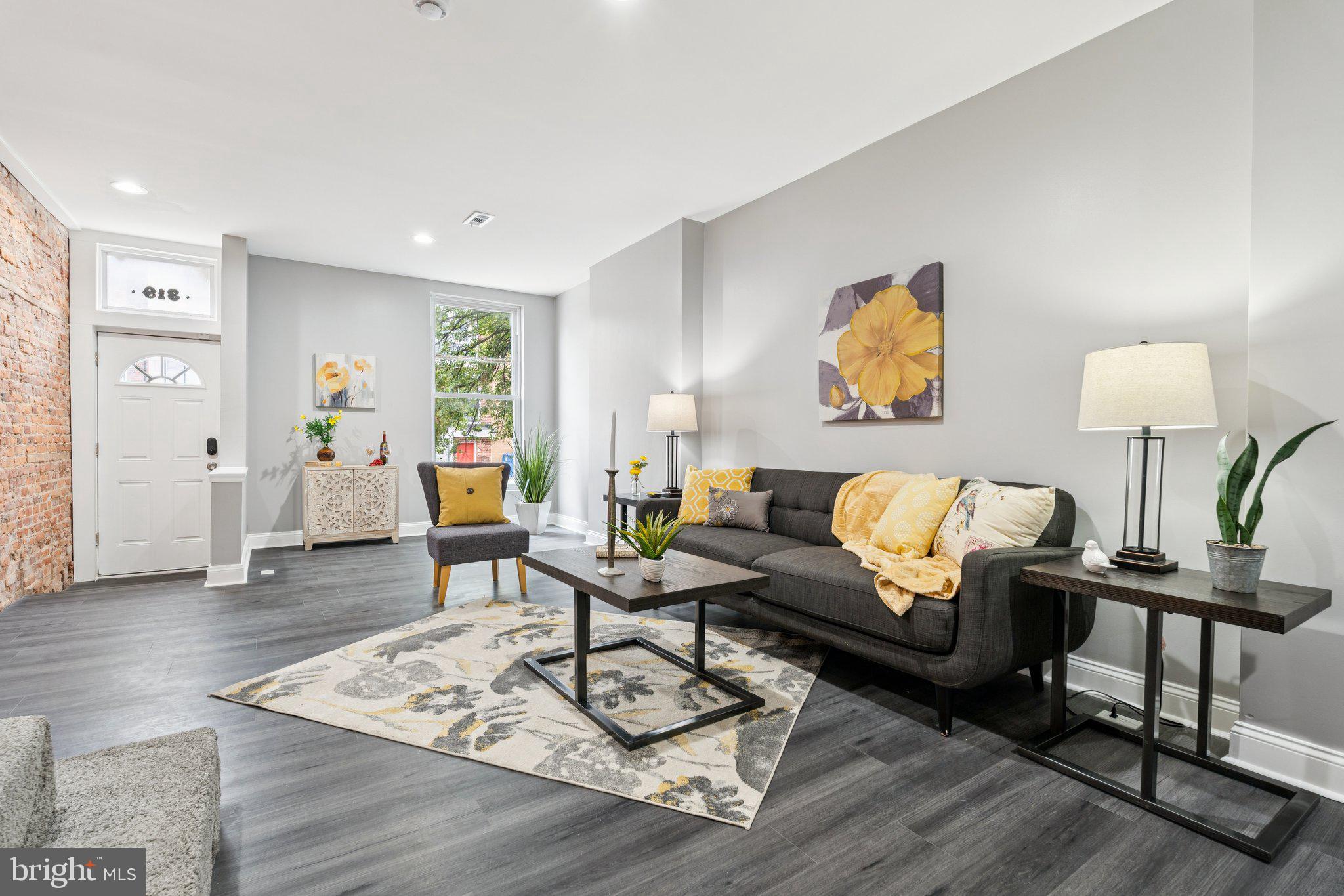 Welcome to 319 S Conkling Street! This beautifully renovated 4-bedroom, 3-bath home is move-in ready and full of thoughtful upgrades. Step inside to an open-concept main level featuring a bright living space, a brand-new kitchen with quartz countertops, stainless steel appliances, and custom cabinetry, plus a full bath for convenience. Upstairs, you'll find two spacious bedrooms, including a primary suite with a private bath, while the fully finished basement offers a third bedroom and an additional full bath, perfect for guests, a home office, or a workout space.
Outside, enjoy the rare detached garage, providing off-street parking or extra storage. A huge bonus in the city! As well as large backyard space with built in planters.
Located in the heart of Canton/Highlandtown, you’ll be just steps from Patterson Park, local coffee shops, top-rated restaurants, and the best of city living. With its combination of charm, functionality, and location, this home offers everything you’ve been searching for!
