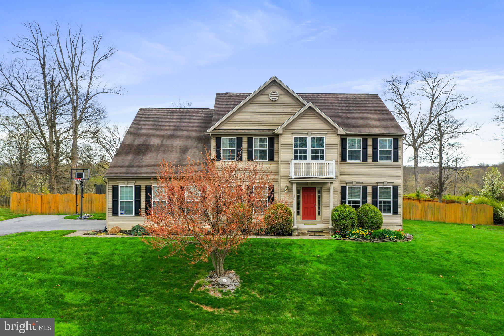 Stunning 4-bedroom, 2.5-bathroom colonial nestled in the prestigious Riverside Subdivision, offering exclusive Potomac River access. This captivating home boasts an inviting open floor plan that provides ample space for comfortable living and entertaining. Discover the home office and a sophisticated formal dining room inside. The heart of the home is a spacious kitchen, complete with a central island and generous table space, seamlessly flowing into the family room highlighted by a cozy gas fireplace. Upstairs, the expansive primary bedroom awaits, featuring an en suite bathroom and a sizable walk-in closet. The additional bedrooms are equally impressive, offering generous proportions and large closets for convenience. Outside, retreat to your private oasis within the fully fenced backyard, showcasing an inviting inground salt water pool perfect for summer relaxation and entertaining. A two-car garage complements this property and sits on a generous .81-acre lot. Recent updates to include garage door and opener, water heater, HVAC systems, and sump pump.