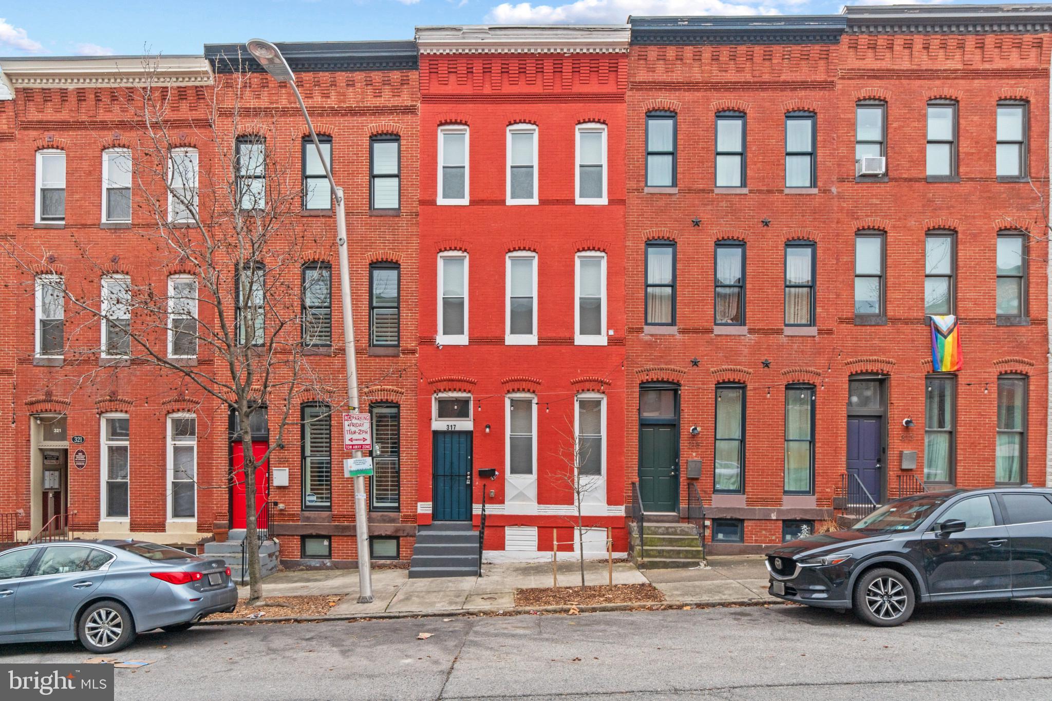 This HUGE 4 bedroom, 2 full bath town home offers great potential. Renovated and ready. It could be a large single family home or a great rental opportunity. Central Air conditioning, ample storage space and centrally located. Enjoy walkable access to Station North, Penn Station, Mount Vernon, and local galleries, cafes, and restaurants. Don’t miss your chance to own this versatile home in the heart of Greenmount West!
