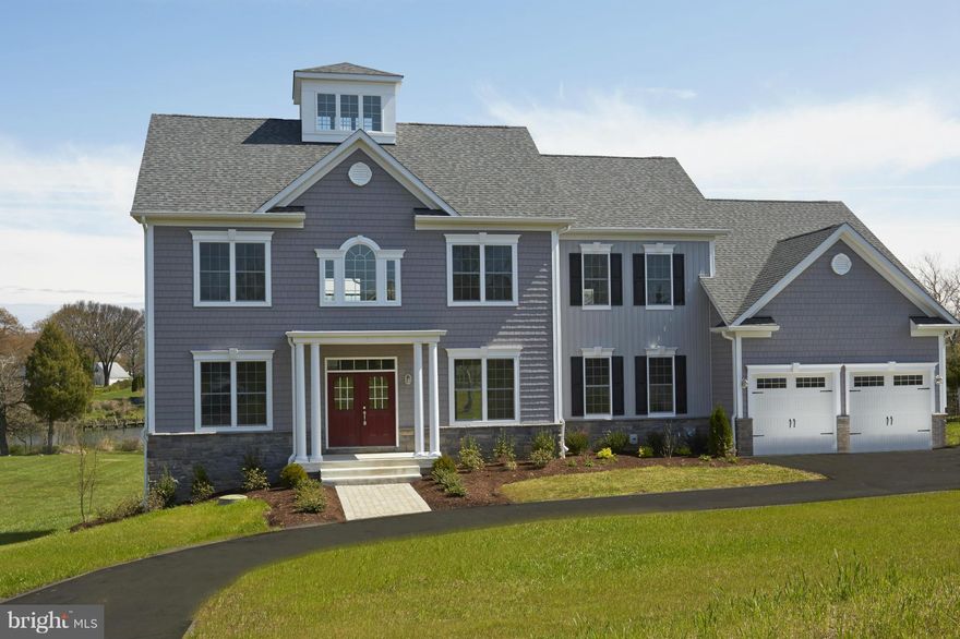 WATERFRONT - Designed & built by Baldwin Homes, this custom dream home features magnificent views & direct access to Warehouse Creek. Superior craftsmanship: open floorplan maximizes waterviews, gourmet kitchen w/ hidden pantry, custom built-ins, stone fireplace, covered rear porch, HUGE master suite w/ sitting room & closet room. Basement has 5th BR, built-in bar, media room & walk-out access.