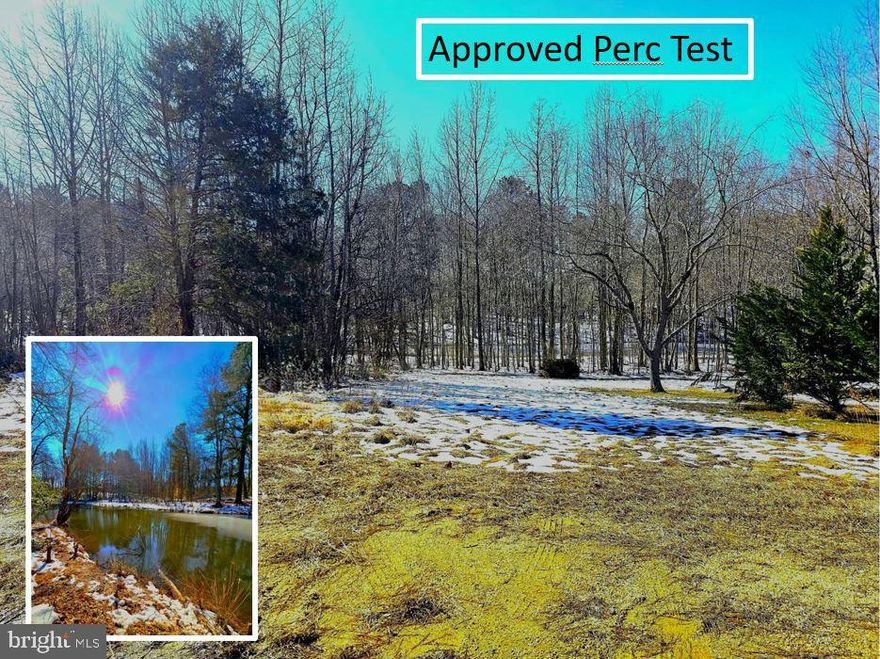 Escape to your own private oasis with this stunning 2.31 acre lot perfectly situated to bring your dream home to life. Nestled in a peaceful and serene setting, this property offers the tranquility of nature while being just minutes from schools, shopping, restaurants and all the convenience you desire. Imagine coming home to the soothing sights and sounds of nature, with your very own pond, perfect for fishing or simply relaxing. Right next to the lot is the picturesque Three Notch Trail, ideal for enjoying a peaceful stroll or biking along its scenic paths. The level lot has an approved perc test, saving you both time and money as you plan your future home. With approval for a mound septic system and a 2024 water table test that supports a basement, this property is an incredible opportunity to build the home you've been dreaming about.  Properties like this are incredibly rare. Don't let this one slip away and act quickly to secure this unique lot and start turning your dream into a reality. The gravel driveway is thoughtfully ready for construction vehicles. The buyer is responsible for verifying all information. The property is very easy to walk. Contact the listing agent to give you and your agent a personal tour.