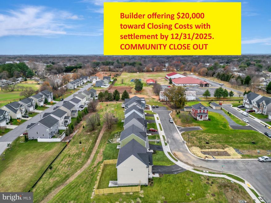 BUILDER CLOSEOUT SALE **OFFERING $10,000 TOWARD CLOSING COSTS!      ALSO !!   SETTLE BEFORE 12.31.2025 AND GET AN ADDITIONAL $10k

THIS IS THE LAST HOUSE IN THIS BEAUTIFUL COMMUNITY !!   MOVE IN READY!!

Welcome to the Community of HOMESTEAD! This lot will feature the CHESAPEAKE III model. This model offers an oversized Kitchen with an Island, a Main Level 5th Bedroom or Office, and a Family Room w/Gas Fireplace. On the upper level, our buyers love the large Laundry Room. The Primary Bedroom features a tray ceiling, recessed lights, and a walk-in Closet. The Primary Bath has a tiled Walk-in Shower with a Seat, a Soaking Tub, and a Double Vanity. Exterior extras include an Oversized Garage, a Partial Walkout Basement, and a Front Porch. And an added plus by this builder is the number of upgrades the builder offers, included in the list price. For details regarding the floor plan and inclusions, contact the Listing Agent, Maryann Pettie.  *Some pictures may be virtually staged.